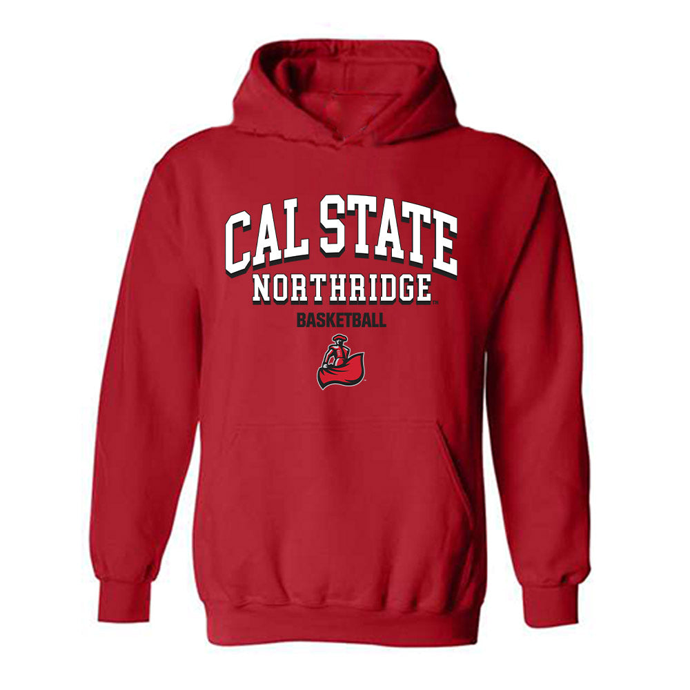 CSUN - NCAA Men's Basketball : Greg Gazarian - Classic Shersey Hooded Sweatshirt-0