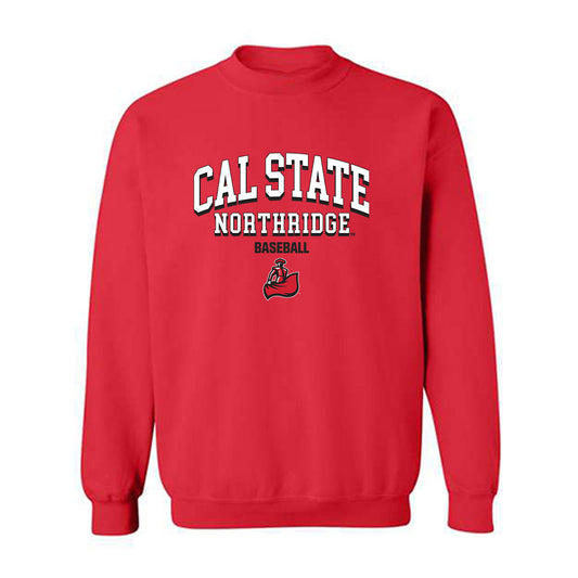 CSUN - NCAA Baseball : Roberto Gonzalez - Claasic Shersey Crewneck Sweatshirt-0