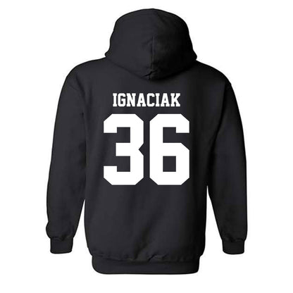 CSUN - NCAA Baseball : Blake Ignaciak - Classic Shersey Hooded Sweatshirt-1