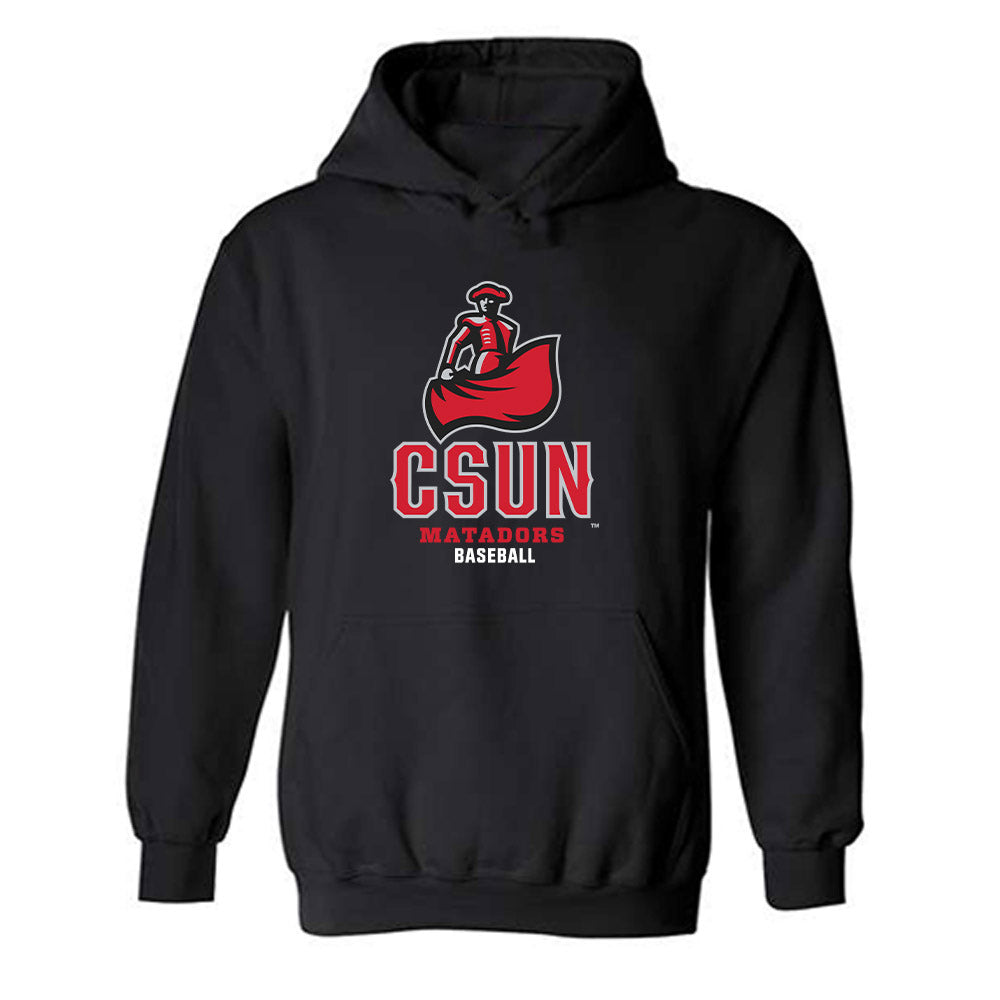 CSUN - NCAA Baseball : Erubiel Liera - Classic Shersey Hooded Sweatshirt-0