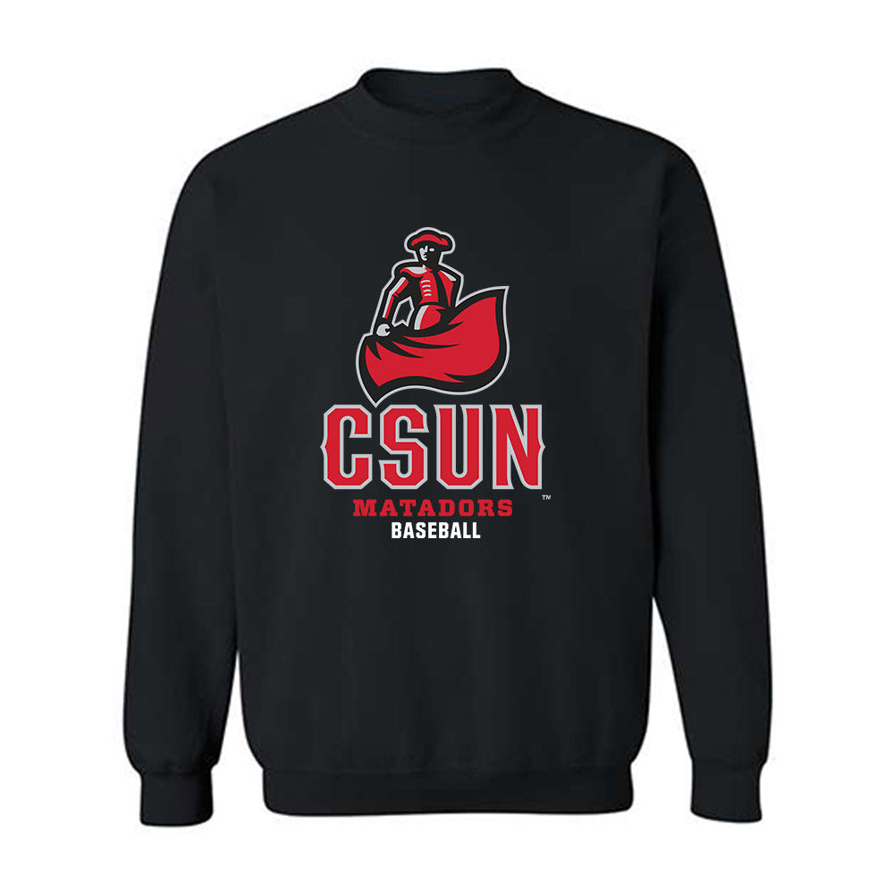 CSUN - NCAA Baseball : Roberto Gonzalez - Classic Shersey Crewneck Sweatshirt-0