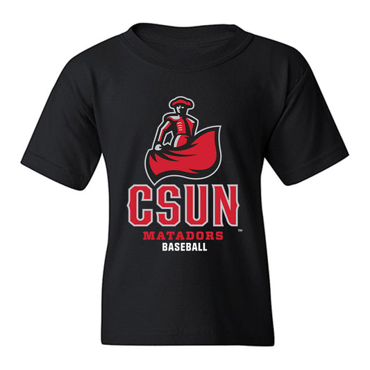 CSUN - NCAA Baseball : Matthew Cormier - Classic Shersey Youth T-Shirt-0