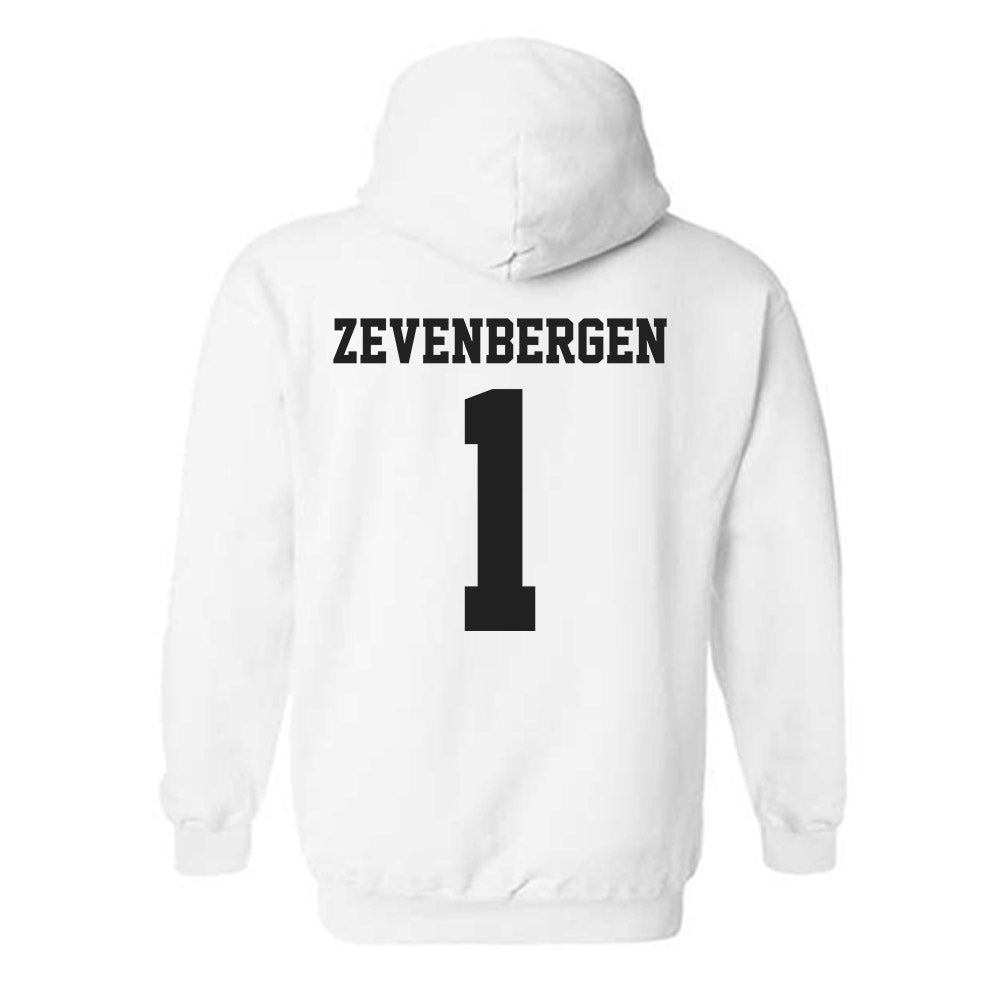CSUN - NCAA Beach Volleyball : Alexis Zevenbergen - Classic Shersey Hooded Sweatshirt-1