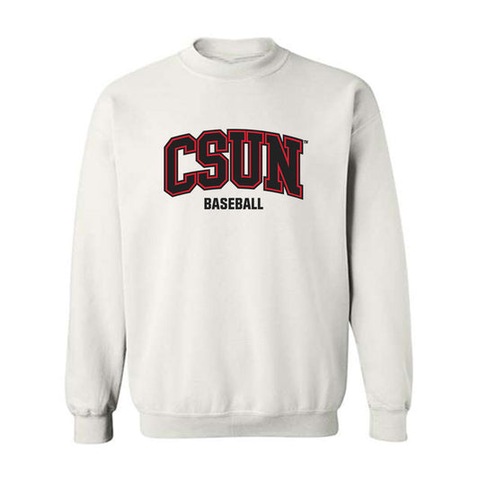 CSUN - NCAA Baseball : Roberto Gonzalez - Classic Shersey Crewneck Sweatshirt-0