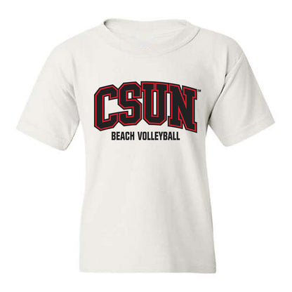 CSUN - NCAA Beach Volleyball : Kinley Lindhardt - Classic Shersey Youth T-Shirt-0