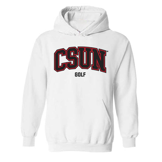 CSUN - NCAA Men's Golf : Bryson Barnes - Classic Shersey Hooded Sweatshirt-0