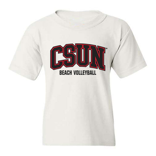 CSUN - NCAA Beach Volleyball : Julia Gunner - Classic Shersey Youth T-Shirt-0