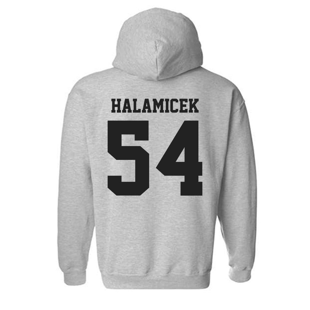 CSUN - NCAA Baseball : Ryan Halamicek - Classic Shersey Hooded Sweatshirt-1