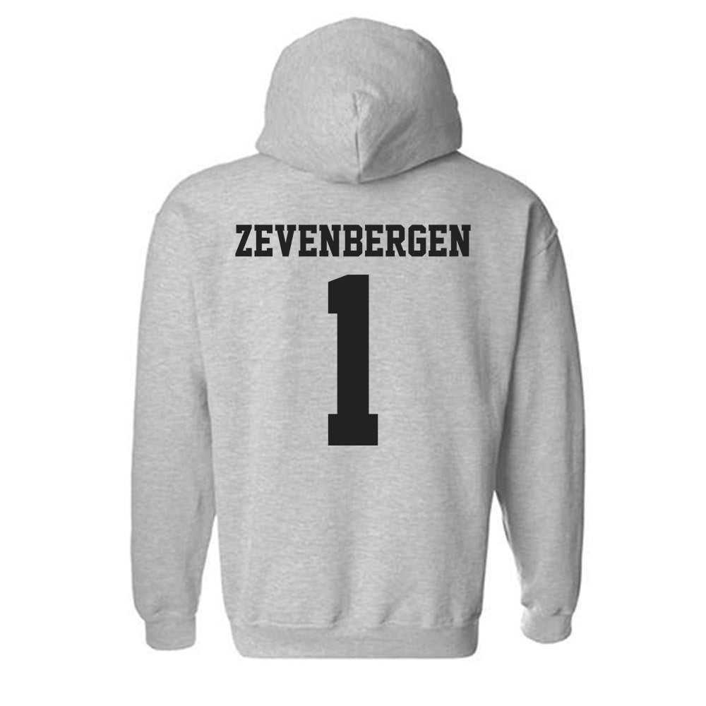 CSUN - NCAA Beach Volleyball : Alexis Zevenbergen - Classic Shersey Hooded Sweatshirt-1