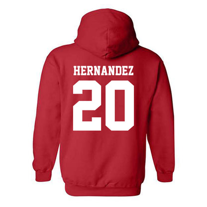 CSUN - NCAA Softball : Madilyn Hernandez - Classic Fashion Shersey Hooded Sweatshirt-1