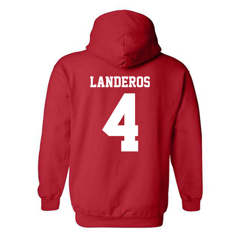 CSUN - NCAA Softball : Alexa Landeros - Classic Fashion Shersey Hooded Sweatshirt-1