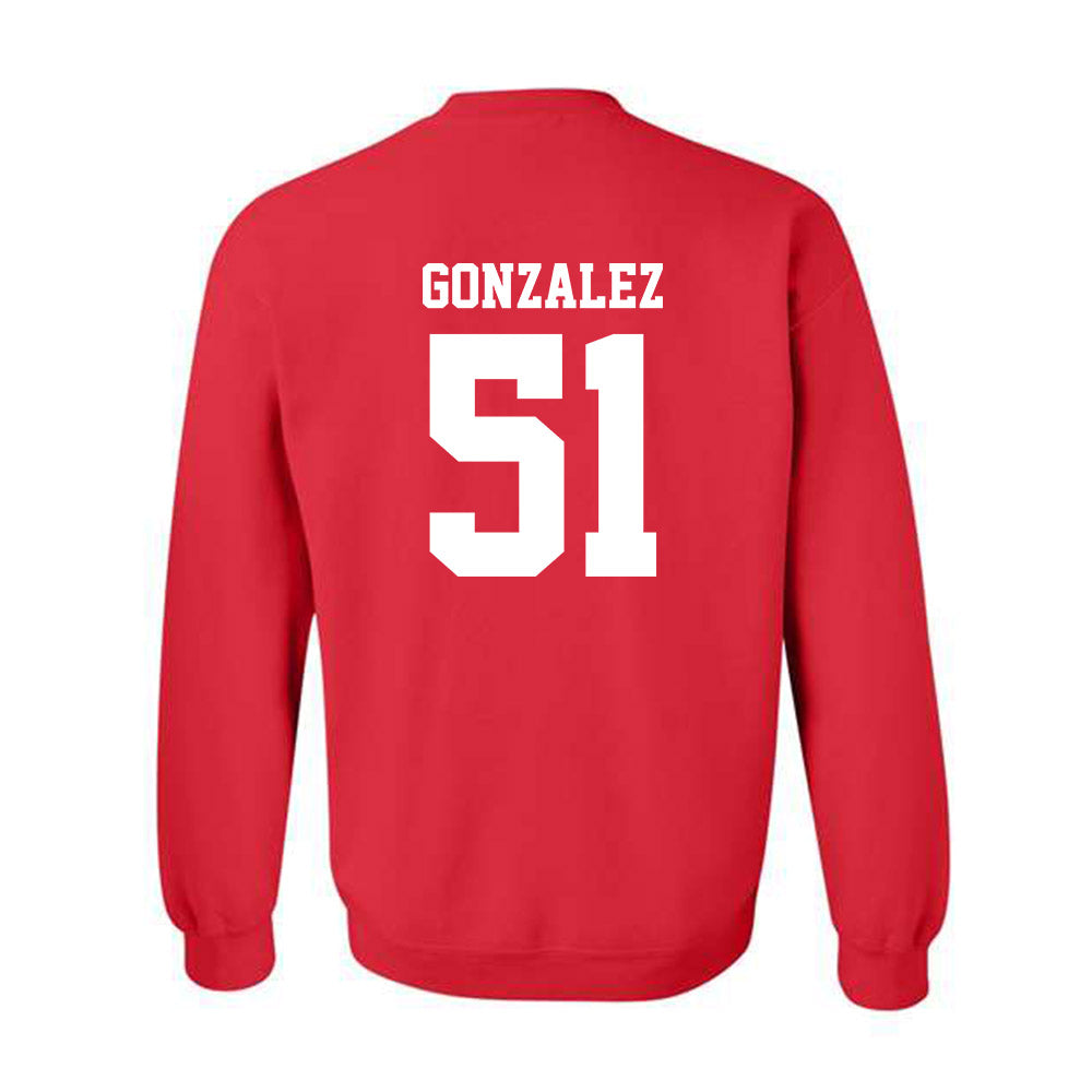 CSUN - NCAA Baseball : Roberto Gonzalez - Classic Fashion Shersey Crewneck Sweatshirt-1