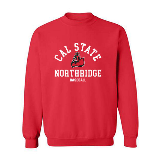 CSUN - NCAA Baseball : Ryan Halamicek - Classic Fashion Shersey Crewneck Sweatshirt-0