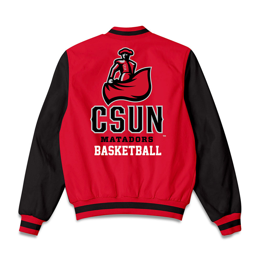 CSUN - NCAA Men's Basketball : Quinton Webb - Bomber Jacket-1