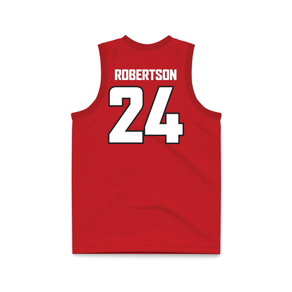 CSUN - NCAA Women's Basketball : Kylie Robertson - Red Basketball Jersey-1