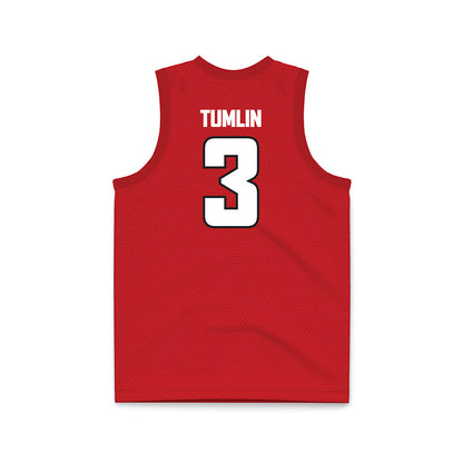 CSUN - NCAA Women's Basketball : Kelly Tumlin - Red Basketball Jersey-1