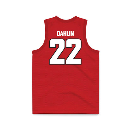 CSUN - NCAA Women's Basketball : Laini Dahlin - Red Basketball Jersey-1