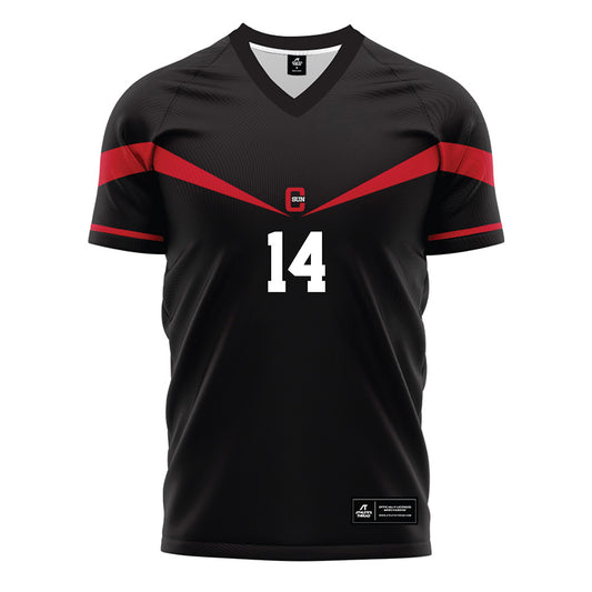 CSUN - NCAA Men's Soccer : Eyifehn Forfor - Black Soccer Jersey-0