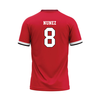 CSUN - NCAA Softball : Vinessa Nunez - Red Baseball Jersey-1