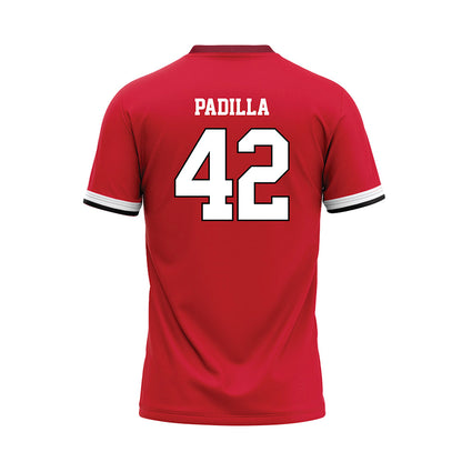 CSUN - NCAA Softball : Makenzi Padilla - Red Baseball Jersey-1