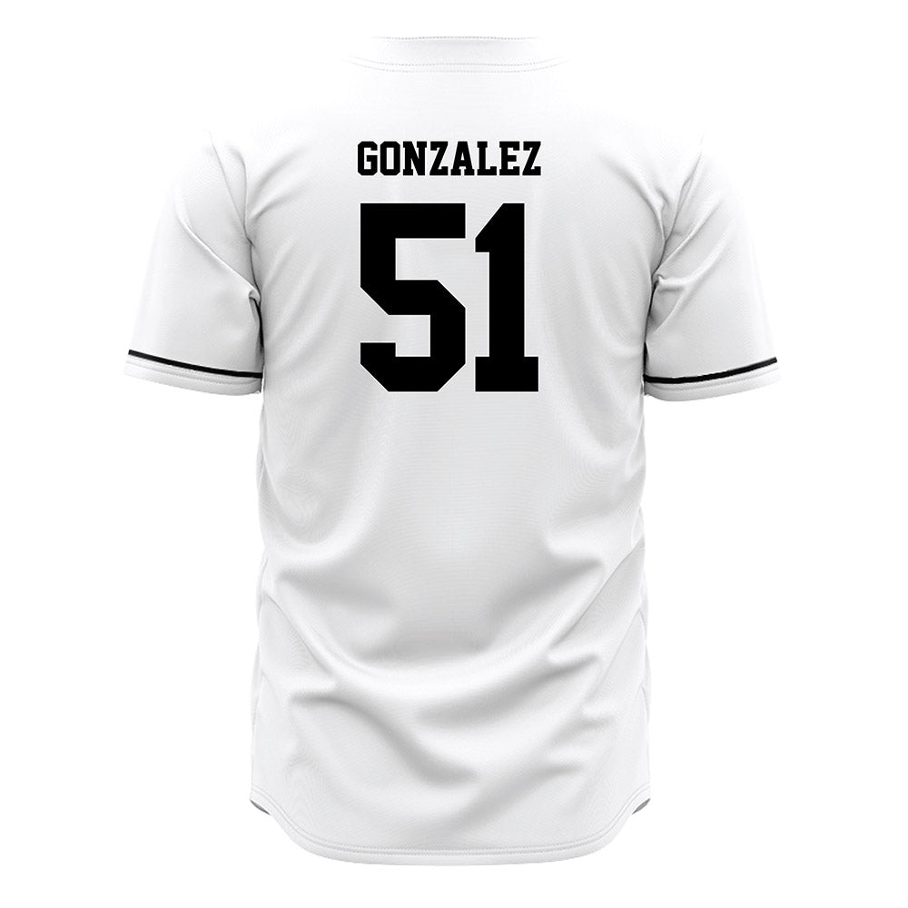 CSUN - NCAA Baseball : Roberto Gonzalez - White Jersey-1