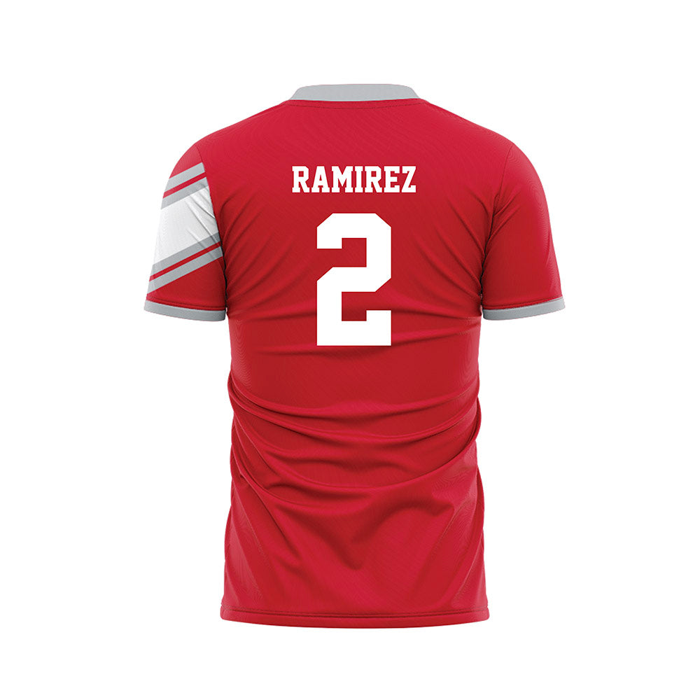 CSUN - NCAA Women's Soccer : Alena Ramirez - Red Soccer Jersey-1