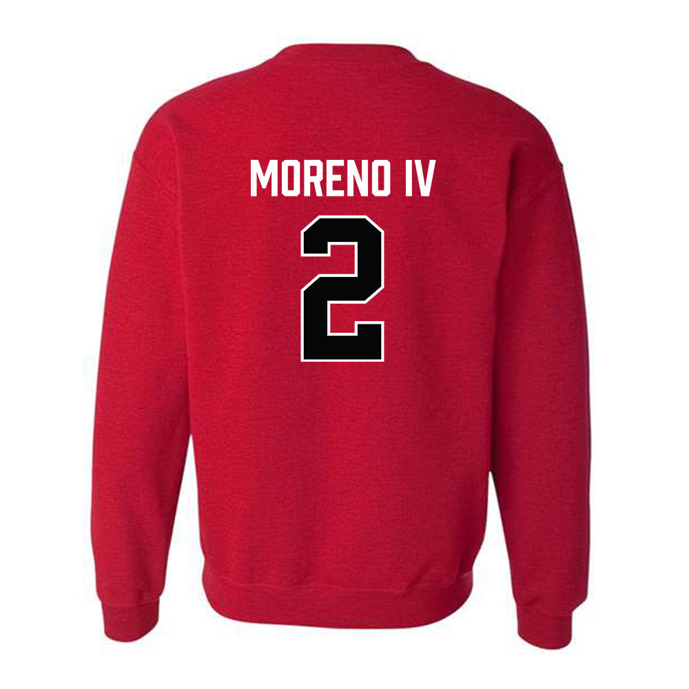 Lamar - NCAA Baseball : Heladio Moreno IV - Classic Shersey Crewneck Sweatshirt-1