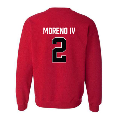Lamar - NCAA Baseball : Heladio Moreno IV - Classic Shersey Crewneck Sweatshirt-1