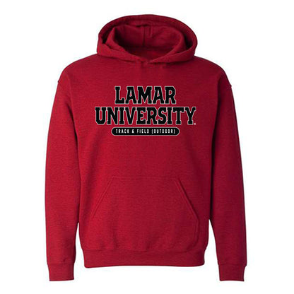 Lamar - NCAA Men's Track & Field : Robine Lane - Classic Shersey Hooded Sweatshirt-0