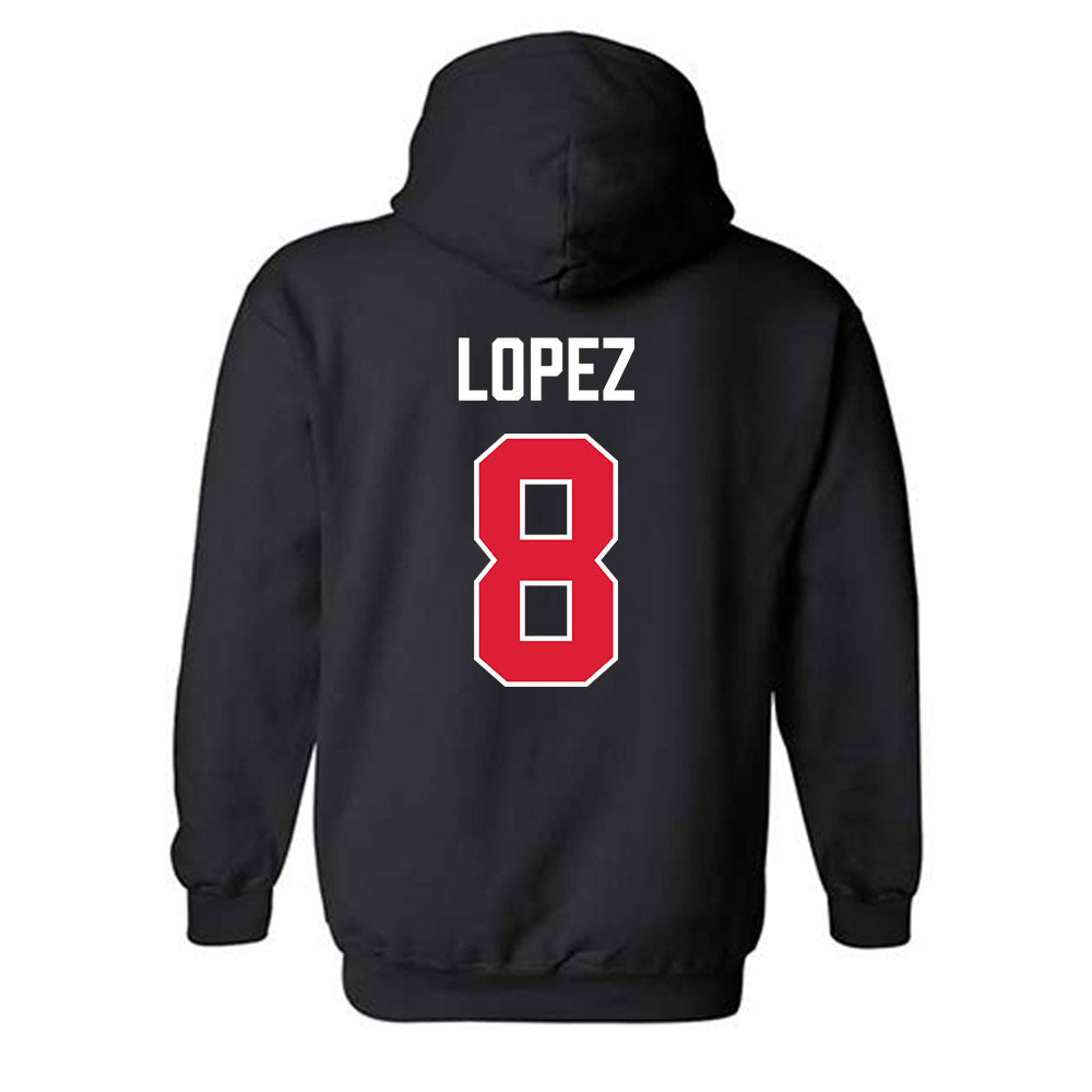 Lamar - NCAA Baseball : Mark Lopez - Hooded Sweatshirt-1