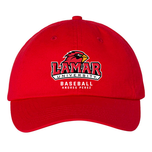 Lamar - NCAA Baseball : Andres Perez - Dad Hat