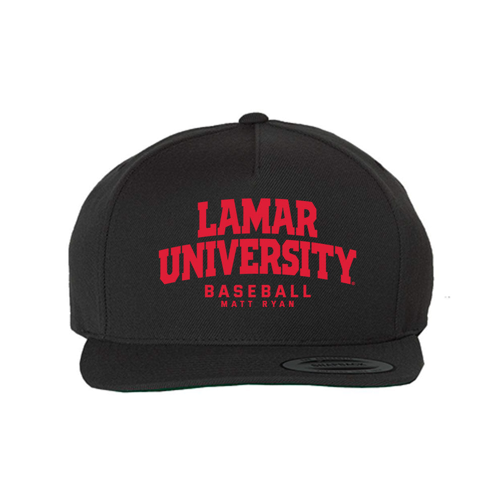 Lamar - NCAA Baseball : Matt Ryan - Snapback Hat-0