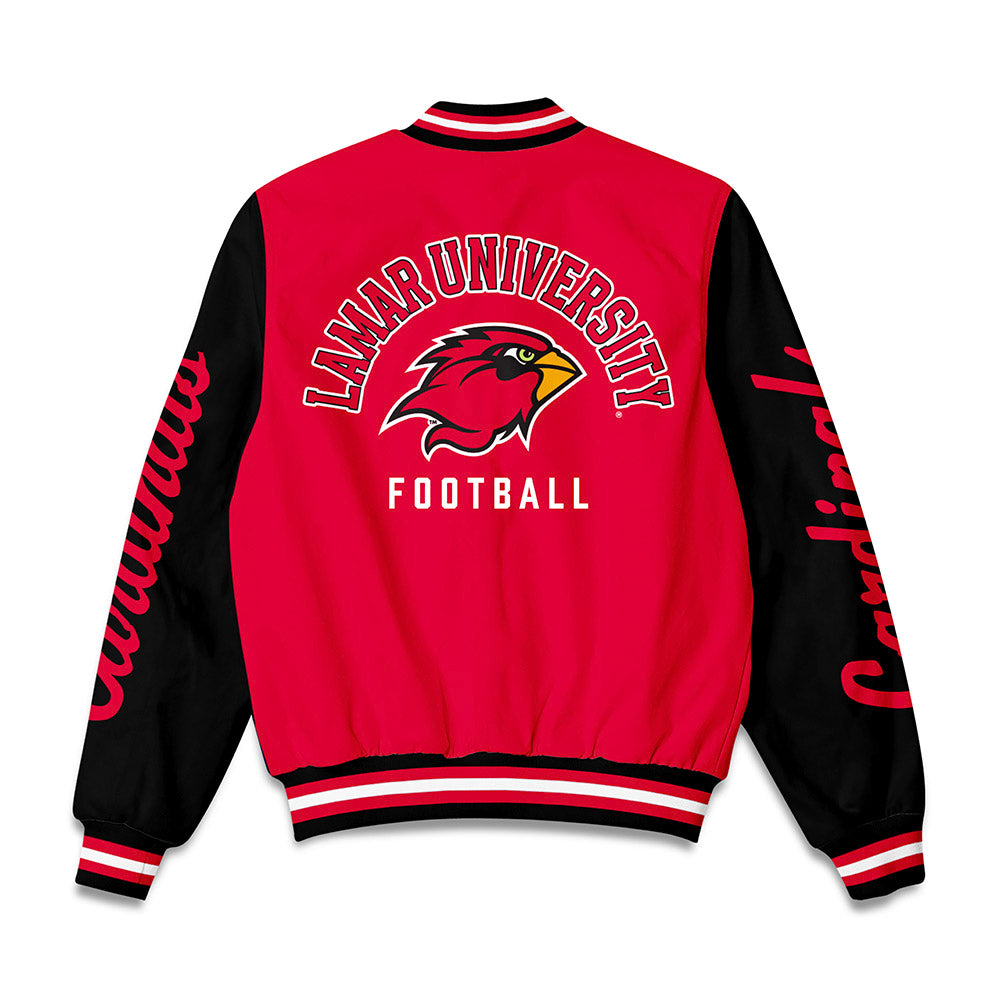 Lamar - NCAA Football : Devyn Gibbs - Bomber Jacket