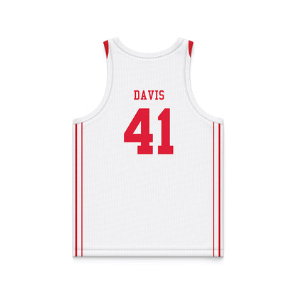 Lamar - NCAA Women's Basketball : Akasha Davis - White Basketball Jersey