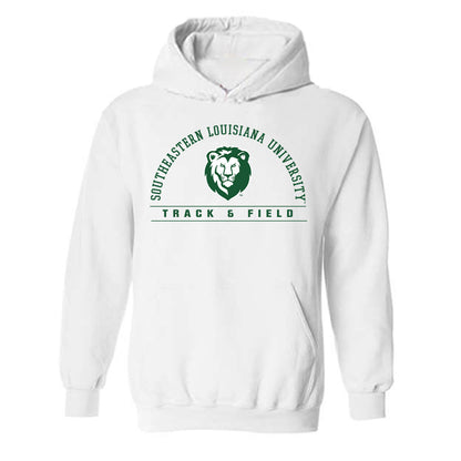 SELU - NCAA Men's Track & Field : Daniel Atinaya - Hooded Sweatshirt-0