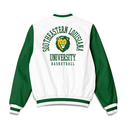 SELU - NCAA Men's Basketball : Jaiden Lawrence - Bomber Jacket-1