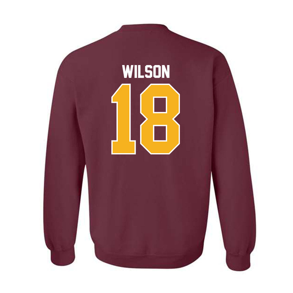 Winthrop - NCAA Men's Soccer : Thomas Wilson - Classic Shersey Crewneck Sweatshirt-1