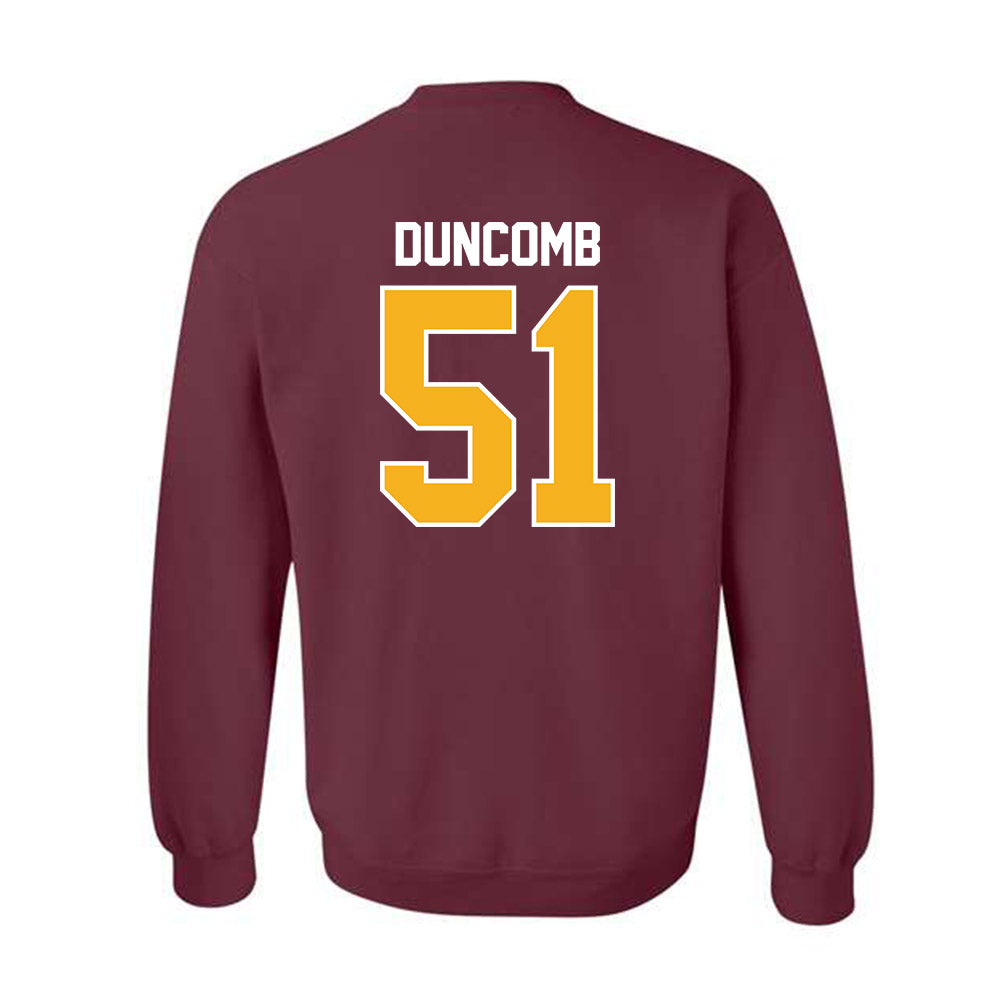 Winthrop - NCAA Men's Basketball : Logan Duncomb - Classic Shersey Crewneck Sweatshirt-1