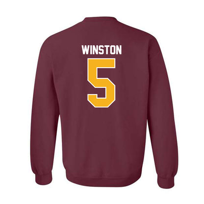 Winthrop - NCAA Women's Soccer : Zaria Winston - Classic Shersey Crewneck Sweatshirt-1