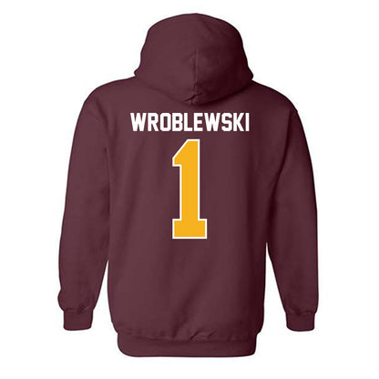 Winthrop - NCAA Women's Lacrosse : Reese Wroblewski - Classic Shersey Hooded Sweatshirt-1
