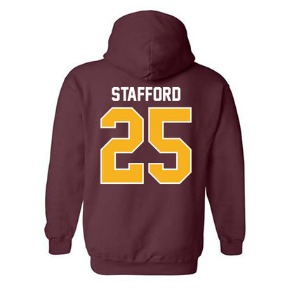 Winthrop - NCAA Men's Soccer : Christian Stafford - Classic Shersey Hooded Sweatshirt-1