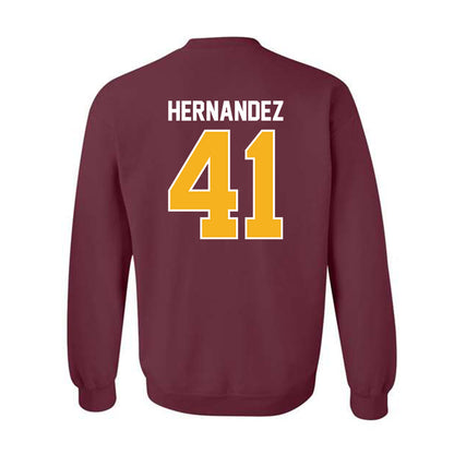 Winthrop - NCAA Baseball : Jaylen Hernandez - Classic Shersey Crewneck Sweatshirt-1