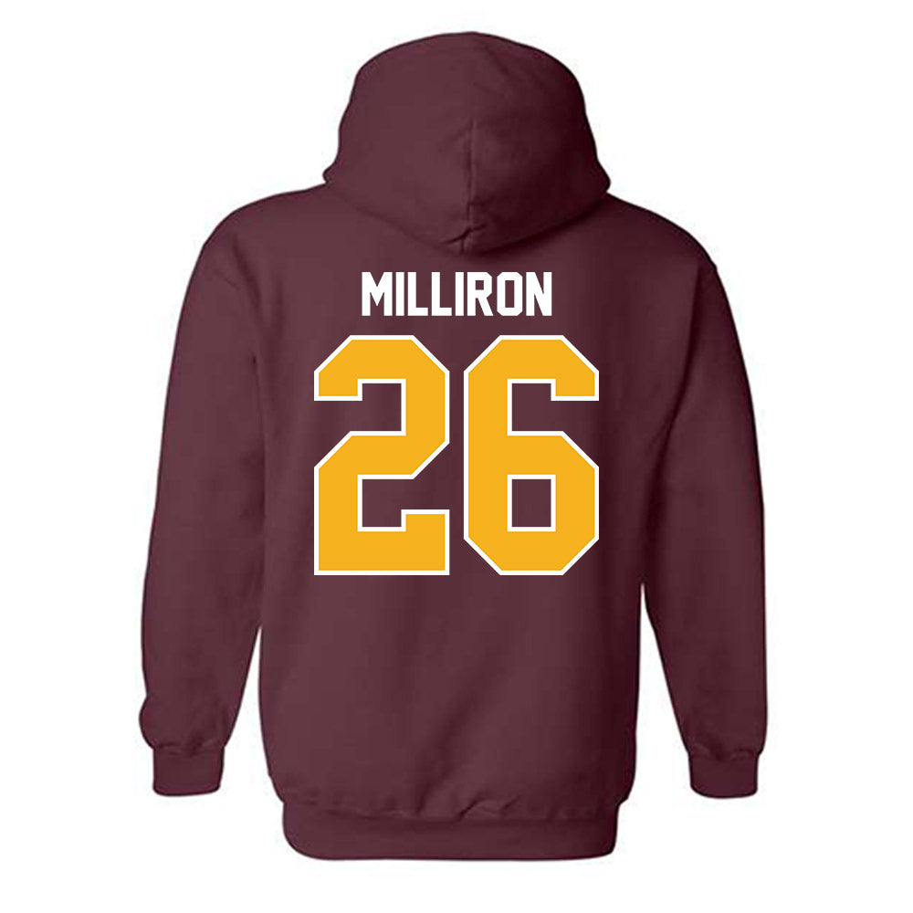 Winthrop - NCAA Women's Soccer : Emma Milliron - Classic Shersey Hooded Sweatshirt-1