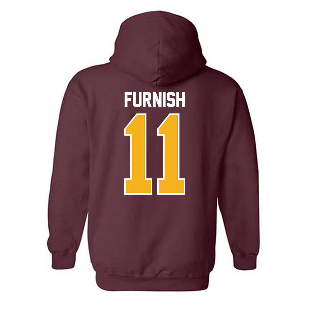 Winthrop - NCAA Baseball : Chance Furnish - Classic Shersey Hooded Sweatshirt-1