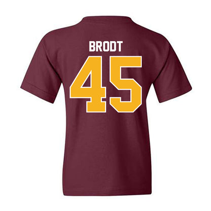 Winthrop - NCAA Baseball : Walker Brodt - Classic Shersey Youth T-Shirt-1