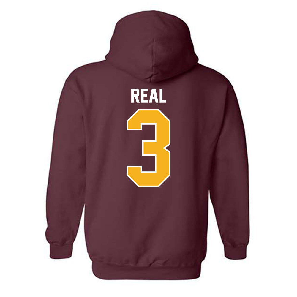 Winthrop - NCAA Women's Soccer : Olivia Real - Classic Shersey Hooded Sweatshirt-1