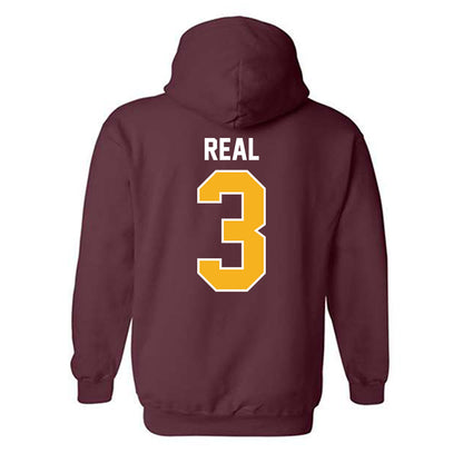 Winthrop - NCAA Women's Soccer : Olivia Real - Classic Shersey Hooded Sweatshirt-1