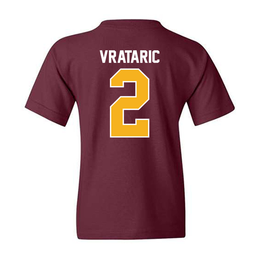 Winthrop - NCAA Men's Soccer : Dragen Vrataric - Classic Shersey Youth T-Shirt-1