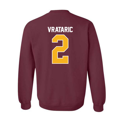 Winthrop - NCAA Men's Soccer : Dragen Vrataric - Classic Shersey Crewneck Sweatshirt-1