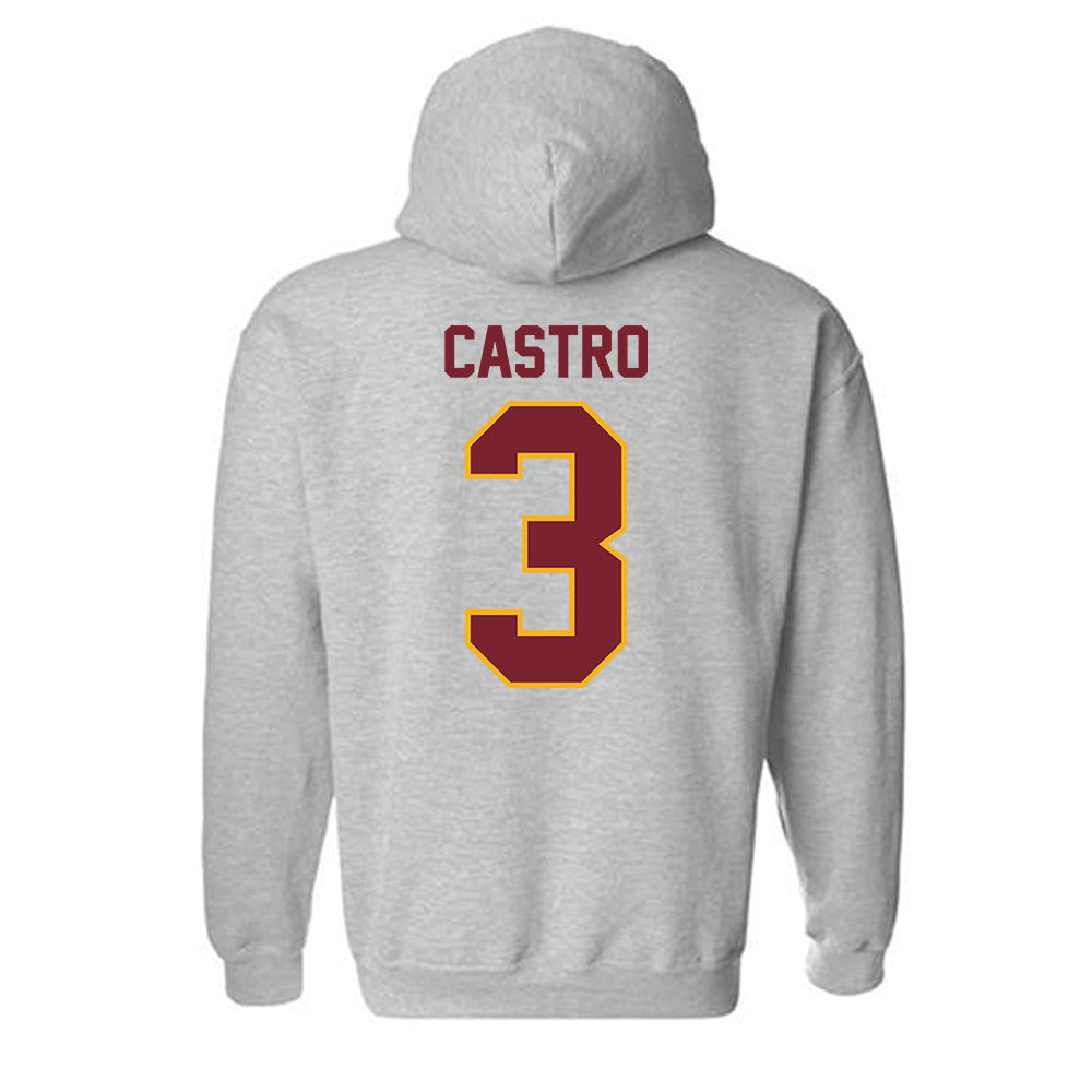 Winthrop - NCAA Men's Soccer : Emidio Castro - Classic Shersey Hooded Sweatshirt-1